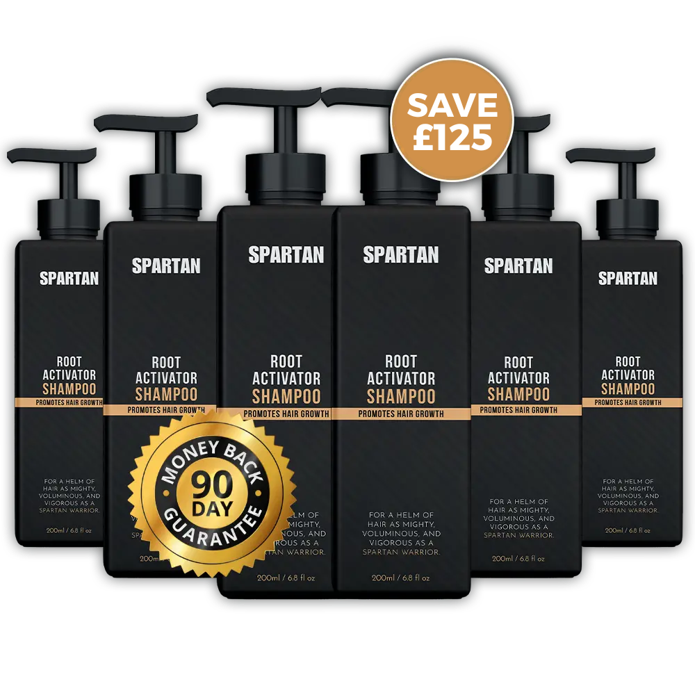 Spartan™ Root Activator Shampoo — 6 Month Supply